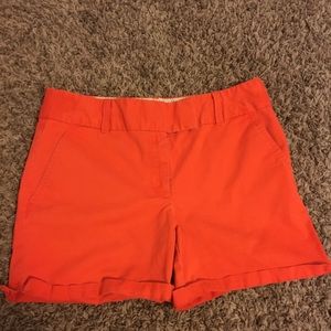 Orange “Riviera” Shorts by Ann Taylor Loft